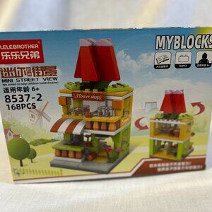 Lelebrother Bricks My Blocks Flower Shop Kit New Sealed USA Seller 168 pcs mombu